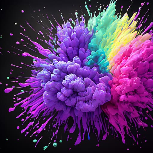 Abstract Colors AI wallpaper 6 — free 4K background