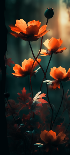 Flowers AI wallpaper 10 — free 4K background