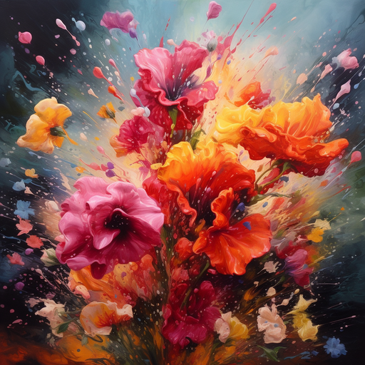 Flowers AI wallpaper 15 — free 4K background