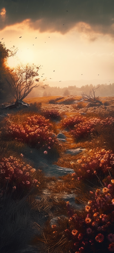 Flowers AI wallpaper 17 — free 4K background