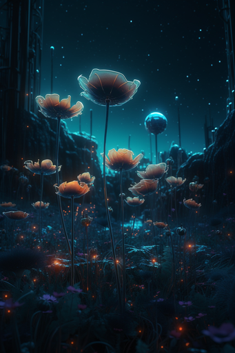 Flowers AI wallpaper 41 — free 4K background