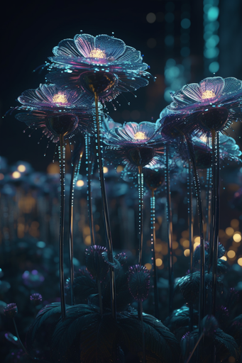 Flowers AI wallpaper 42 — free 4K background