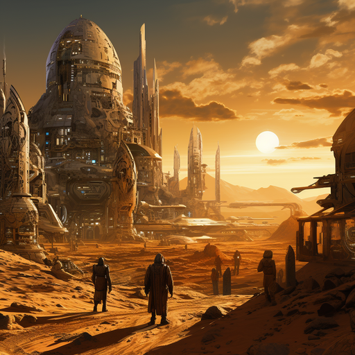 Sci-Fi AI wallpaper 25 — free 4K background